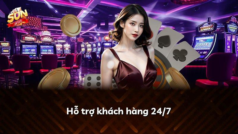 Hỗ trợ khách hàng 24/7